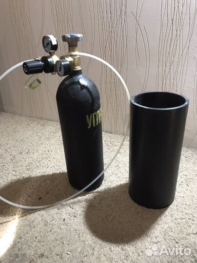 Баллон углекислотный,CO 2/5л.,с редуктором