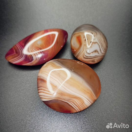 Мадагаскарский агат 4-6 см, 3 шт
