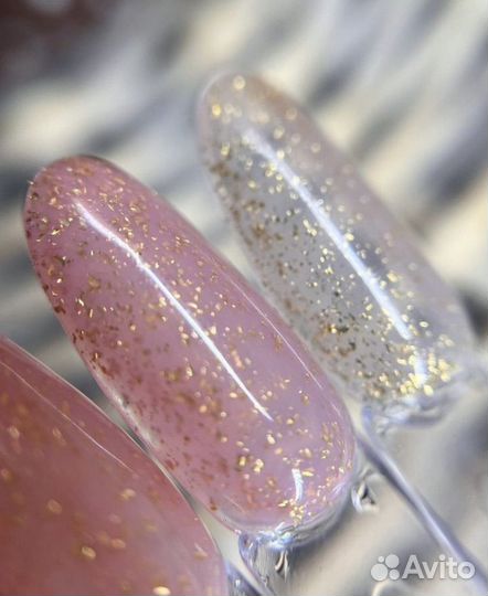 Топ с золотой мелкой поталью 10 мл