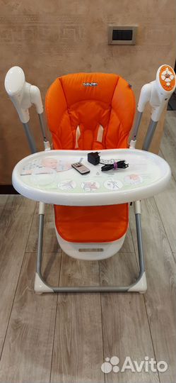 Детский стульчик для кормления, качели Babyton 2в1