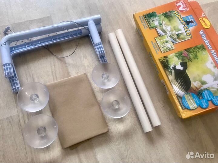 Лежанка гамак для кота на окно