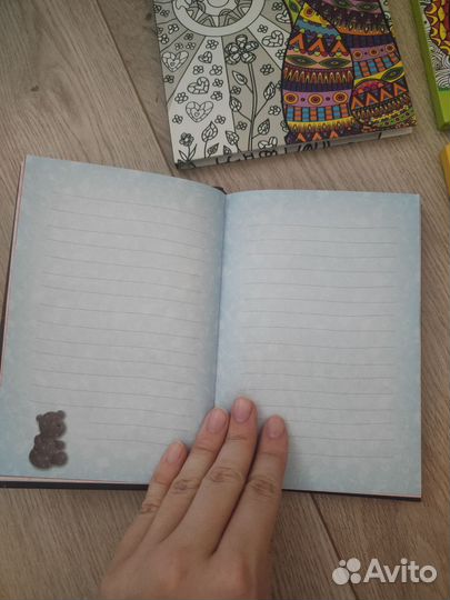 Блокноты ежедневники, раскраска-антистресс