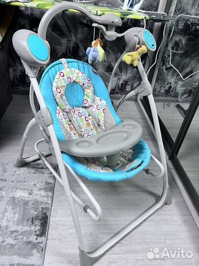 Детские качели шезлонг