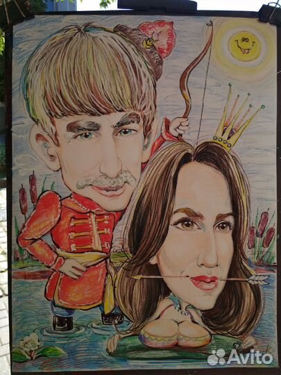 Портреты и шаржи на заказ для любимых