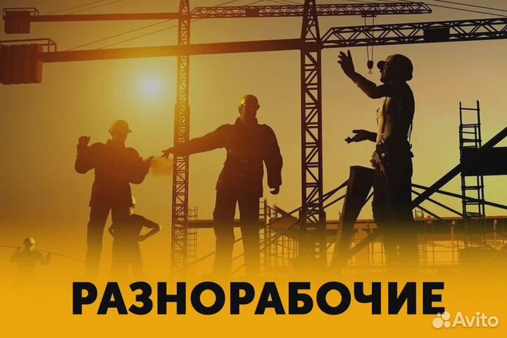 Разнорабочие без опыта