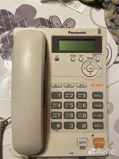 Телефон стационарный panasonic