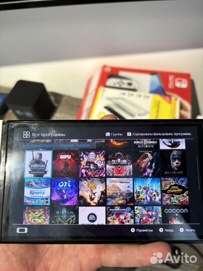 Nintendo switch oled прошитая 512