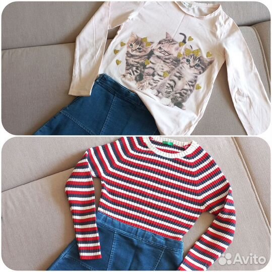 Одежда пакетом для девочки 134 140