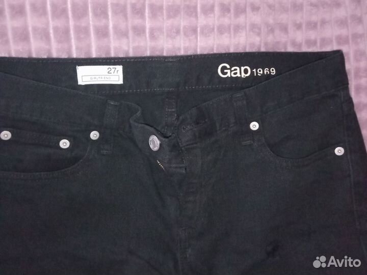 Джинсы женские черные GAP размер 27