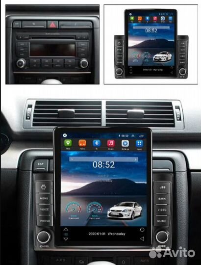 Audi A4 B6 B7 магнитола Android tesla