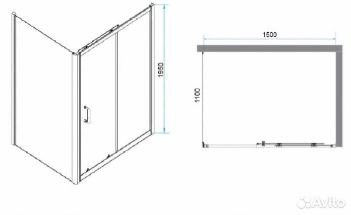 Душевой уголок RGW Passage PA-74B 150x110