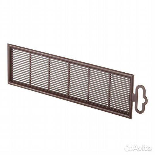 Решетка вентиляционная пластиковая переточная 227х