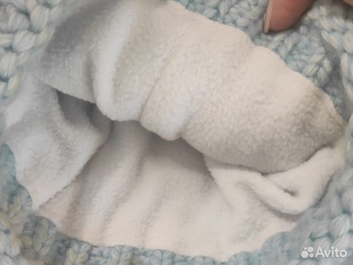 Шапка снуд (рукавички в подарок)