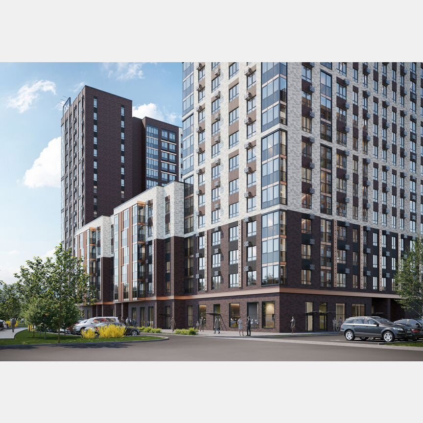 1-к. квартира, 33,6 м², 4/18 эт.