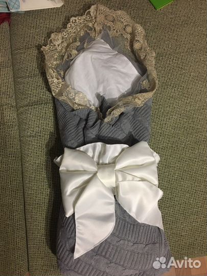 Конверт-одеяло на выписку демисезон