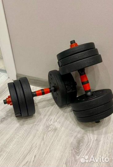 Разборные гантели+штанга 30кг