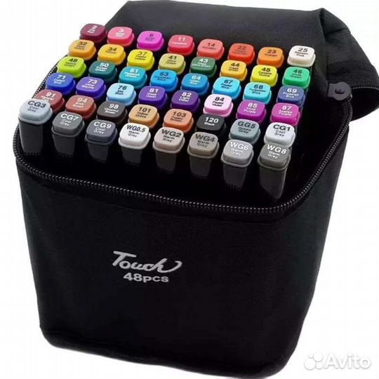 Маркеры для скетчинга 48шт(новые)