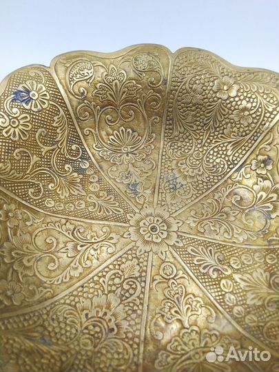 Ваза конфетницы латунь Индия