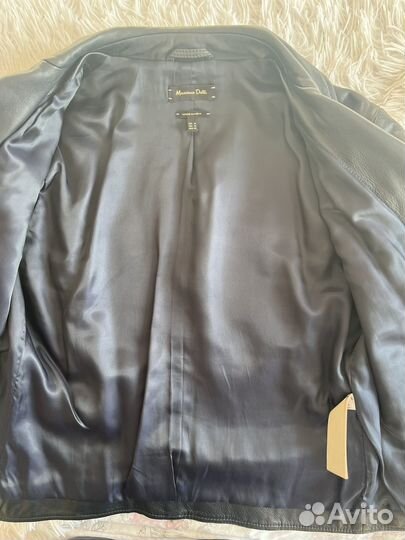 Кожаная куртка женская massimo dutti