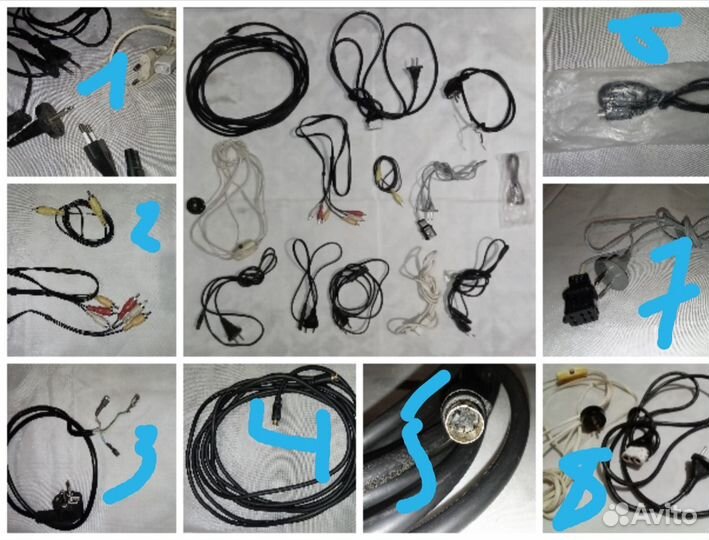 Кабель для телевизора, разветвитель, провода