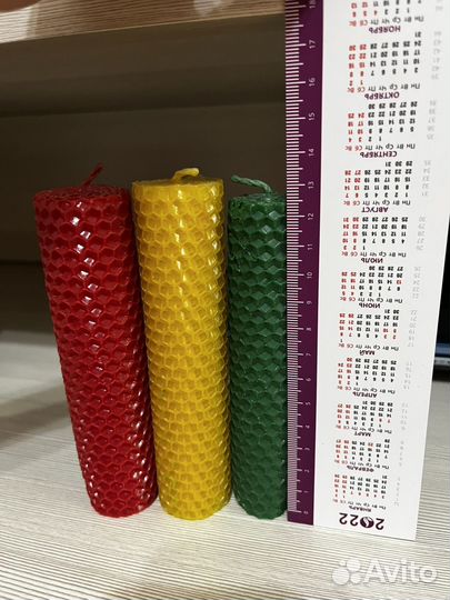 Свечи из вощины набор