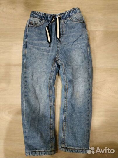 Джинсы теплые