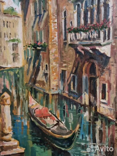 Продаю картину. Пейзаж.Италия. Оргалит,масло 35х61