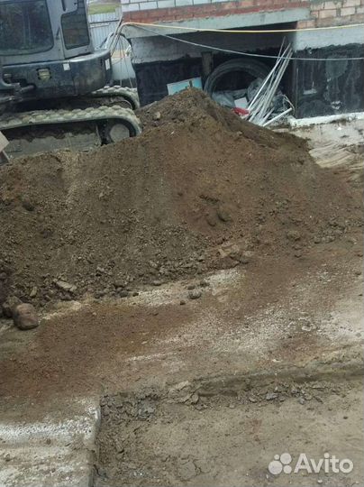 Котлованный грунт на подсыпку и поднятие участка