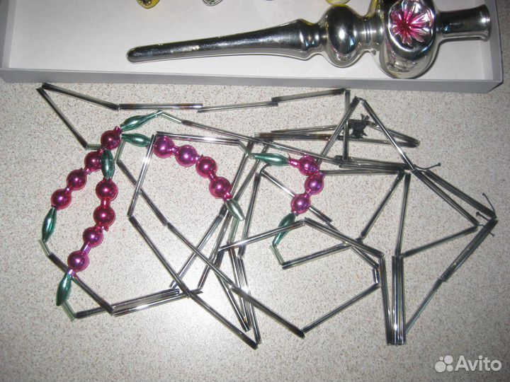 Ёлочные игрушки СССР набором