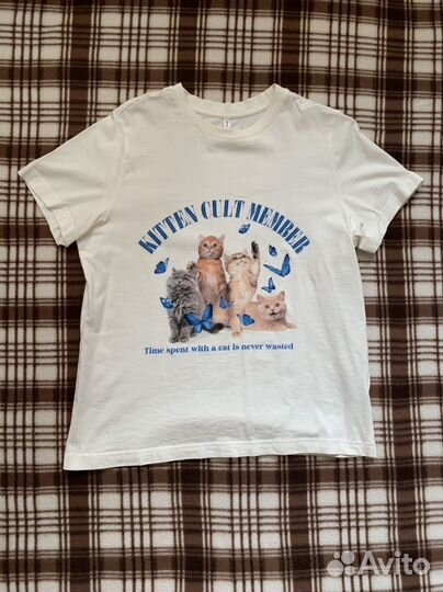 Футболка женская с котами