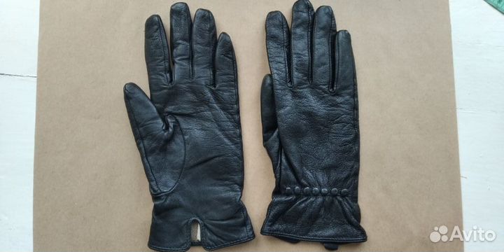 Перчатки женские кожаные 8 размер