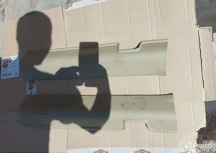 Накладки порогов салона Хонда crv3