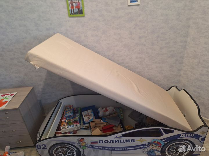 Кровать машинка полиция