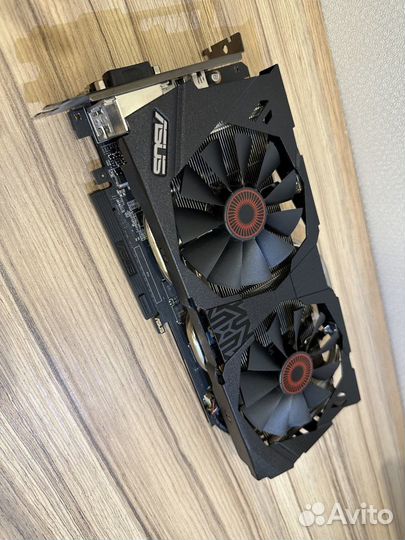 Видеокарта asus strix-GTX970-DC2OC-4GD5