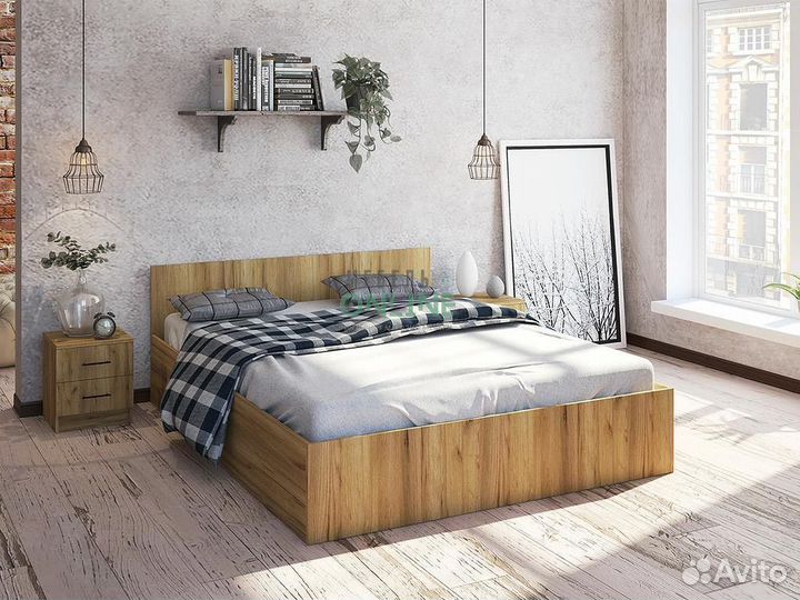 Кровать двуспальная 160х200 