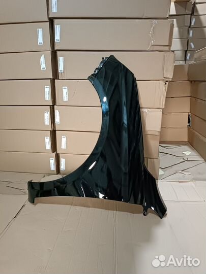 Крыло левое Лада Веста черный - черная жемчужина