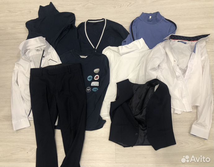 Пакет вещей на мальчика 134-140 размера