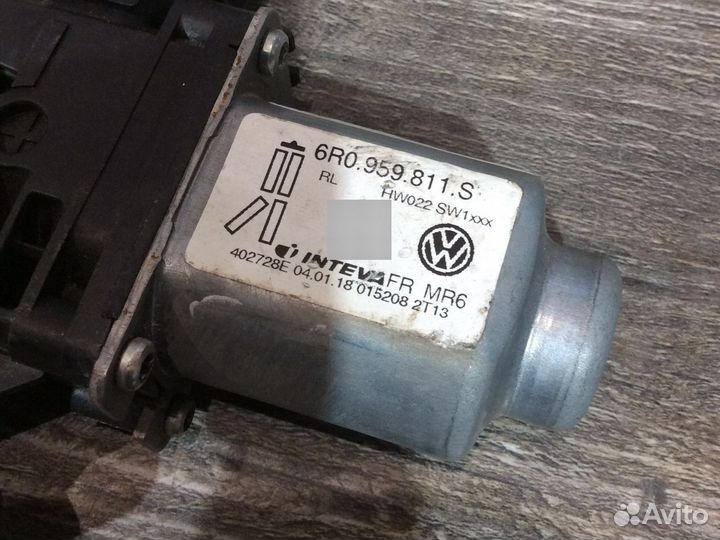 Моторчик стеклоподъемника задний Volkswagen Polo