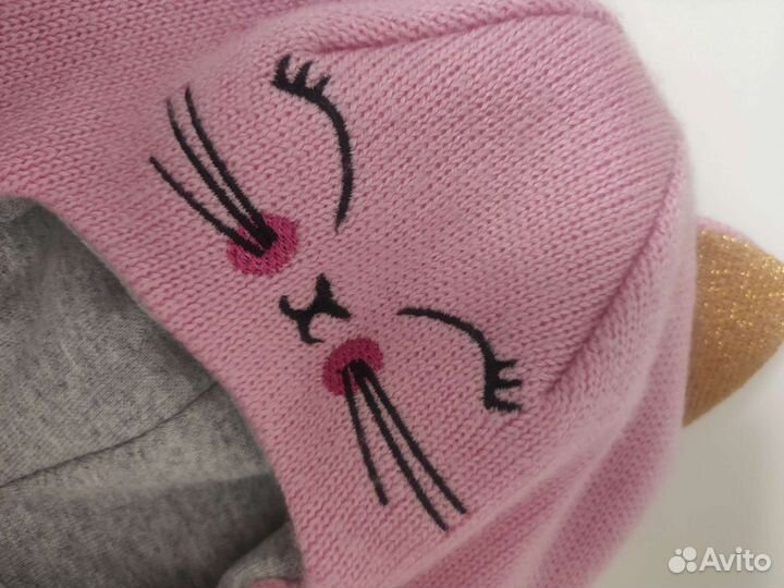 Шапка шлем для девочки