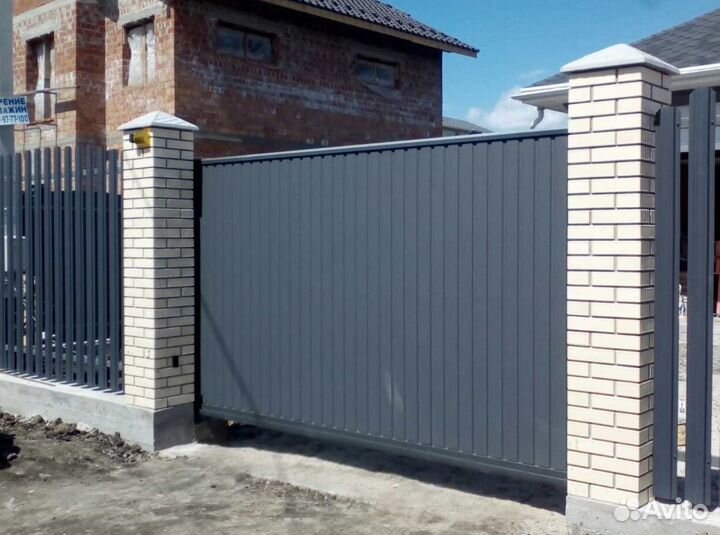Ворота откатные качественно под ключ