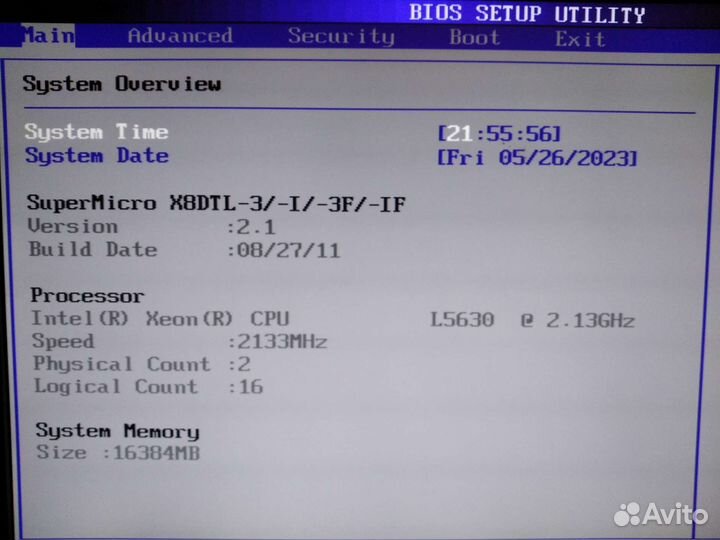 Сист блок supermicro 2cpu*4ядра 16GB ram, ssd 120