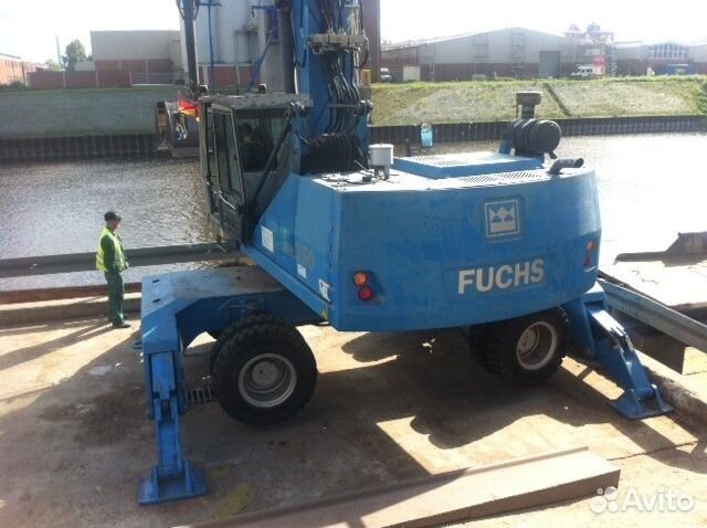 Грейферный погрузчик (перегружатель) FUCHS MHL 350, 2011