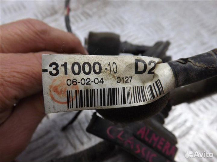 Проводка двери зад.лев Nissan Almera Classic B10