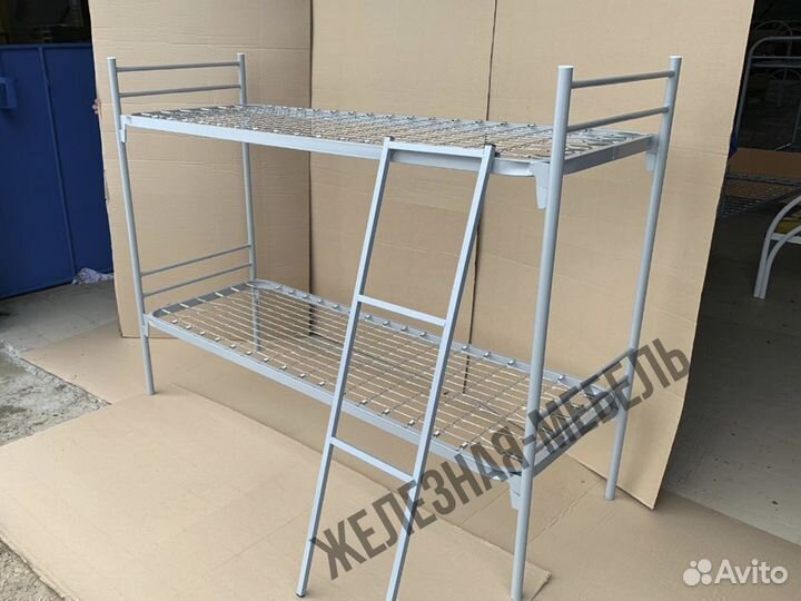 Кровать двухъярусная для рабочих «Строитель»