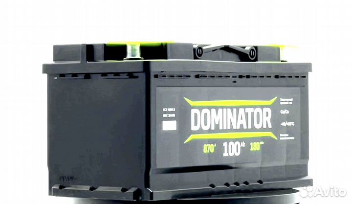 Аккумулятор dominator 6ст-100 (LR)
