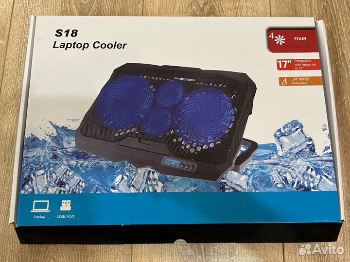 Вентилятор для ноутбука до 17''