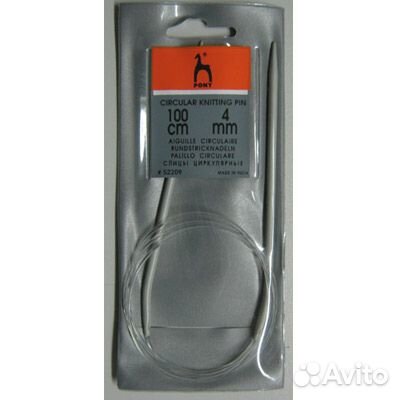 Спицы циркулярные 100 см pony 52209 d4.00 мм