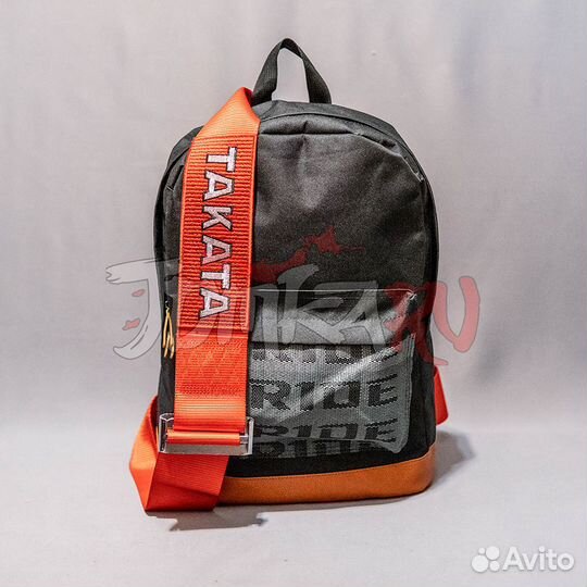 JDM Рюкзак - Takata / Bride - с красными лямками