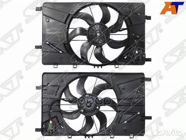 Диффузор радиатора в сборе chevrolet cruze акп