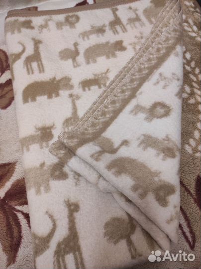 Одеяло детское шерстяное